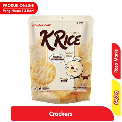 Delfi Orion K Rice Crackers Beras Manis Pouch