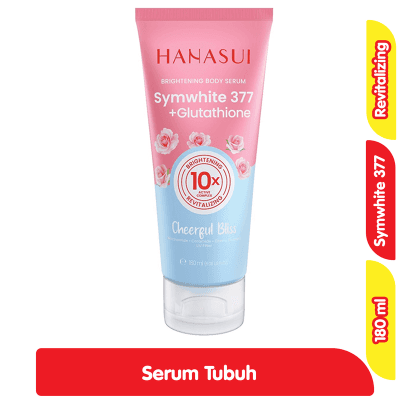 Hanasui Symwhite 377 + Glutathione Serum Pelembap Tubuh Cheerful Bliss